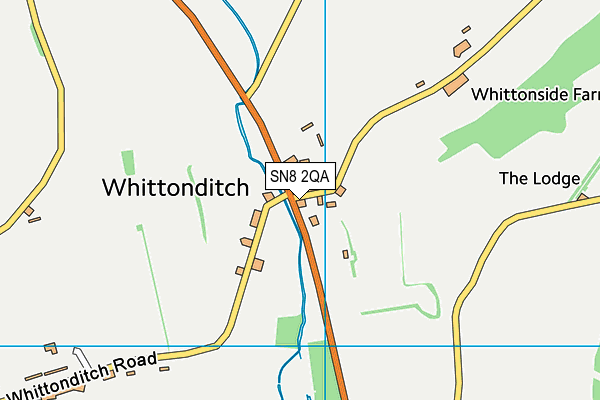 SN8 2QA map - OS VectorMap District (Ordnance Survey)