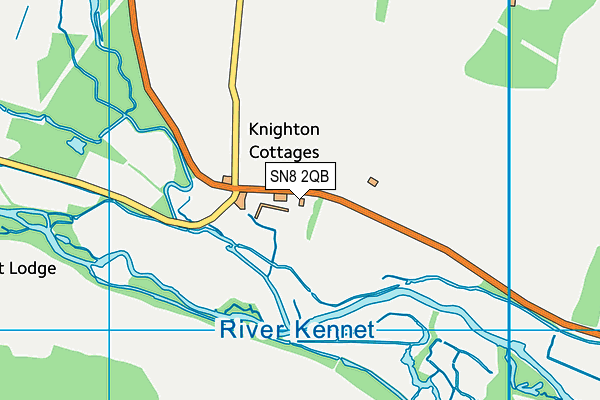 SN8 2QB map - OS VectorMap District (Ordnance Survey)