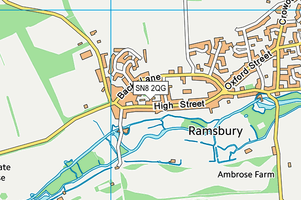 SN8 2QG map - OS VectorMap District (Ordnance Survey)