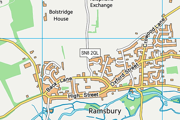 SN8 2QL map - OS VectorMap District (Ordnance Survey)