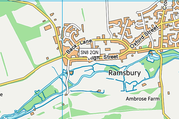 SN8 2QN map - OS VectorMap District (Ordnance Survey)