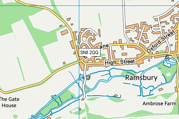 SN8 2QQ map - OS VectorMap District (Ordnance Survey)