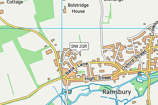 SN8 2QR map - OS VectorMap District (Ordnance Survey)