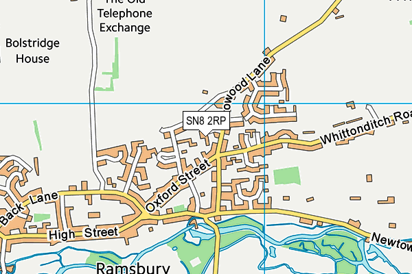 SN8 2RP map - OS VectorMap District (Ordnance Survey)