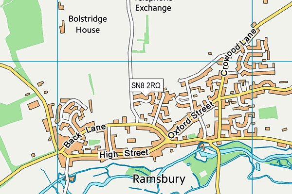 SN8 2RQ map - OS VectorMap District (Ordnance Survey)