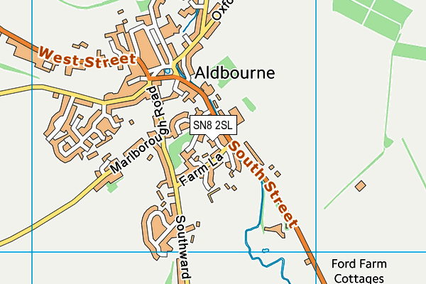 SN8 2SL map - OS VectorMap District (Ordnance Survey)