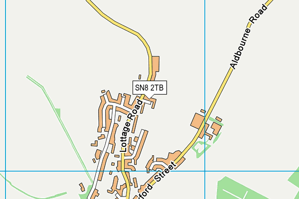 SN8 2TB map - OS VectorMap District (Ordnance Survey)