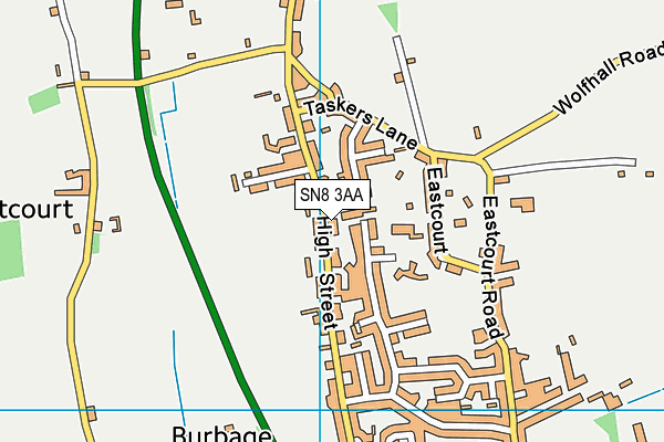 Map of EASTCOURT ADVISORY LIMITED at district scale