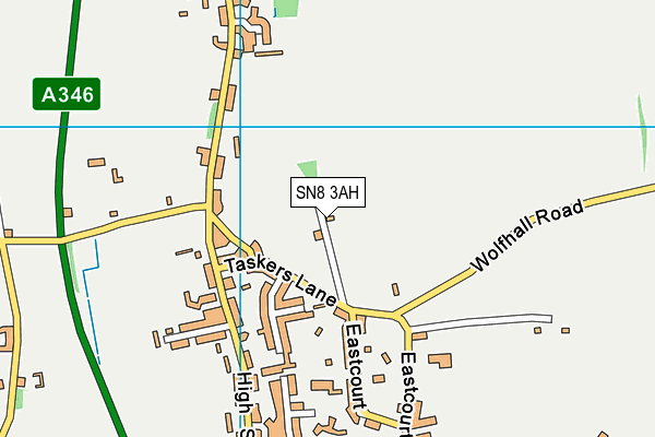 SN8 3AH map - OS VectorMap District (Ordnance Survey)