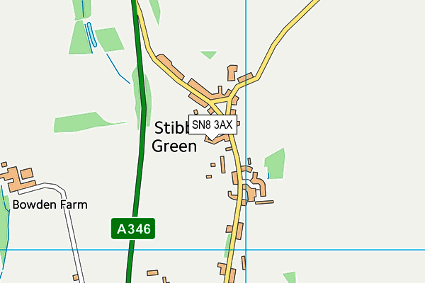 SN8 3AX map - OS VectorMap District (Ordnance Survey)