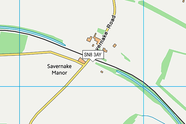 SN8 3AY map - OS VectorMap District (Ordnance Survey)