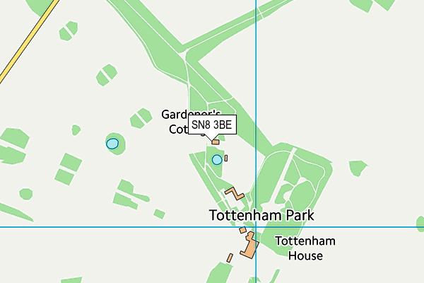 SN8 3BE map - OS VectorMap District (Ordnance Survey)