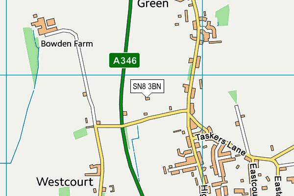 SN8 3BN map - OS VectorMap District (Ordnance Survey)