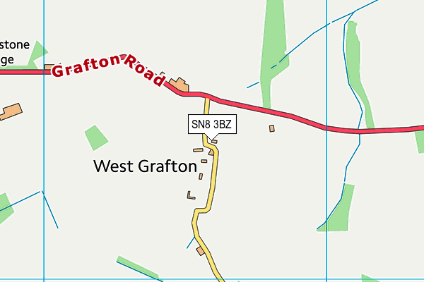 SN8 3BZ map - OS VectorMap District (Ordnance Survey)