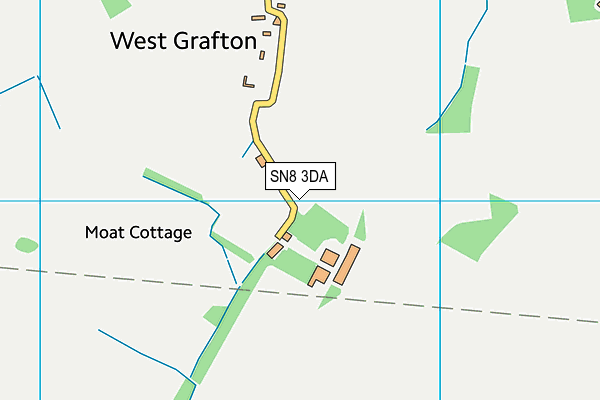 SN8 3DA map - OS VectorMap District (Ordnance Survey)