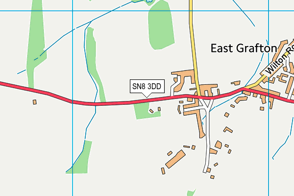 SN8 3DD map - OS VectorMap District (Ordnance Survey)