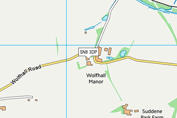 SN8 3DP map - OS VectorMap District (Ordnance Survey)