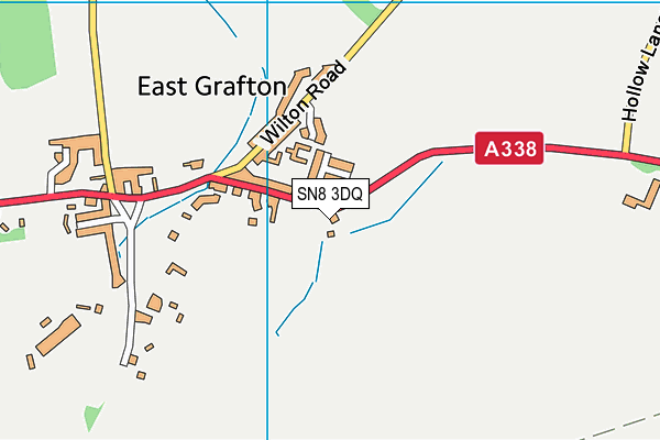 SN8 3DQ map - OS VectorMap District (Ordnance Survey)