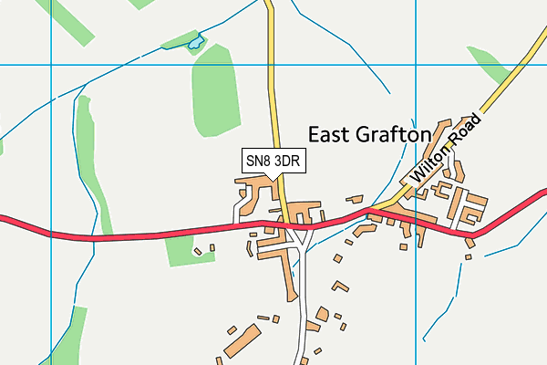 SN8 3DR map - OS VectorMap District (Ordnance Survey)