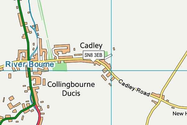 SN8 3EB map - OS VectorMap District (Ordnance Survey)