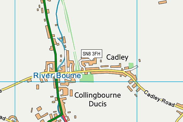 SN8 3FH map - OS VectorMap District (Ordnance Survey)