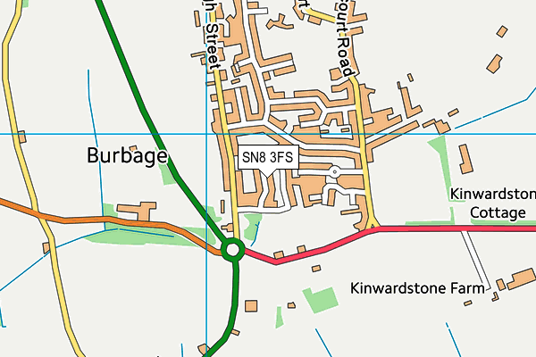 SN8 3FS map - OS VectorMap District (Ordnance Survey)