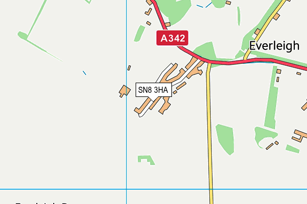 SN8 3HA map - OS VectorMap District (Ordnance Survey)