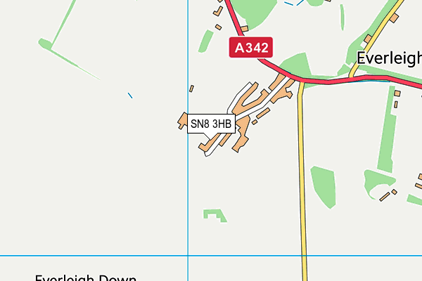 SN8 3HB map - OS VectorMap District (Ordnance Survey)