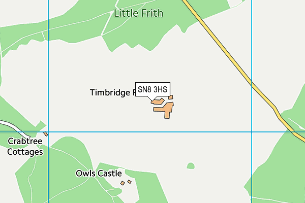 SN8 3HS map - OS VectorMap District (Ordnance Survey)