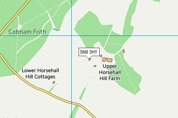 SN8 3HY map - OS VectorMap District (Ordnance Survey)