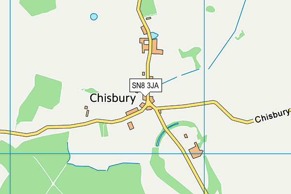 SN8 3JA map - OS VectorMap District (Ordnance Survey)