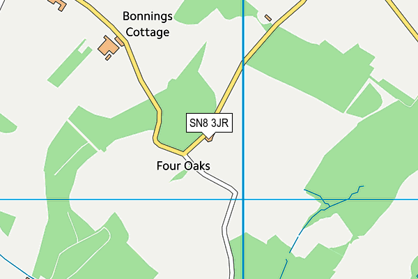 SN8 3JR map - OS VectorMap District (Ordnance Survey)