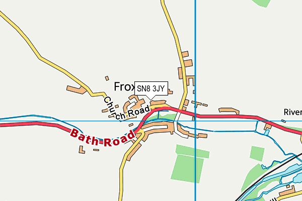 SN8 3JY map - OS VectorMap District (Ordnance Survey)