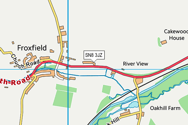 SN8 3JZ map - OS VectorMap District (Ordnance Survey)