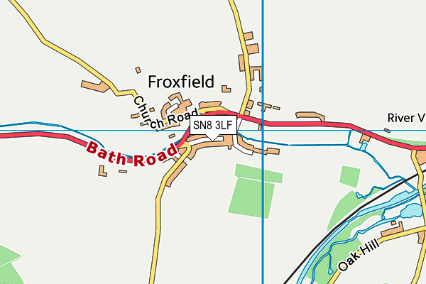 SN8 3LF map - OS VectorMap District (Ordnance Survey)