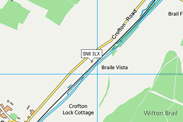 SN8 3LX map - OS VectorMap District (Ordnance Survey)