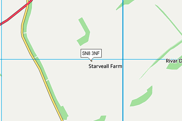 SN8 3NF map - OS VectorMap District (Ordnance Survey)