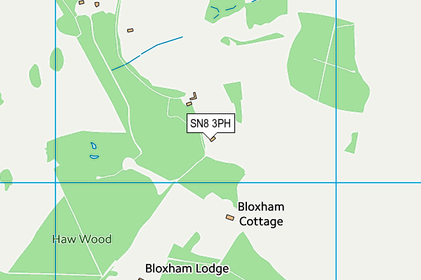 SN8 3PH map - OS VectorMap District (Ordnance Survey)