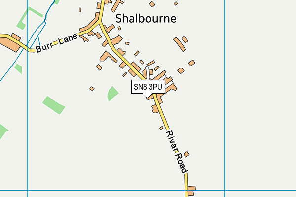 SN8 3PU map - OS VectorMap District (Ordnance Survey)