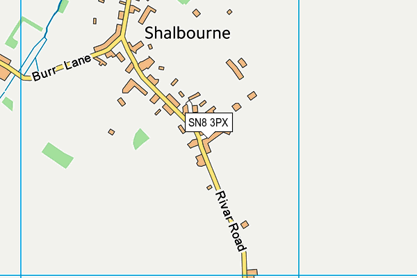 SN8 3PX map - OS VectorMap District (Ordnance Survey)