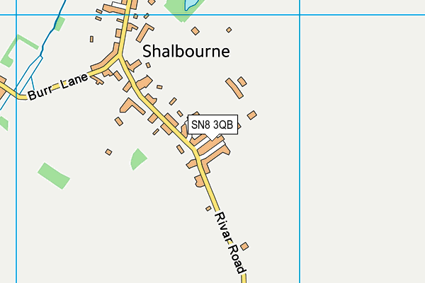 SN8 3QB map - OS VectorMap District (Ordnance Survey)