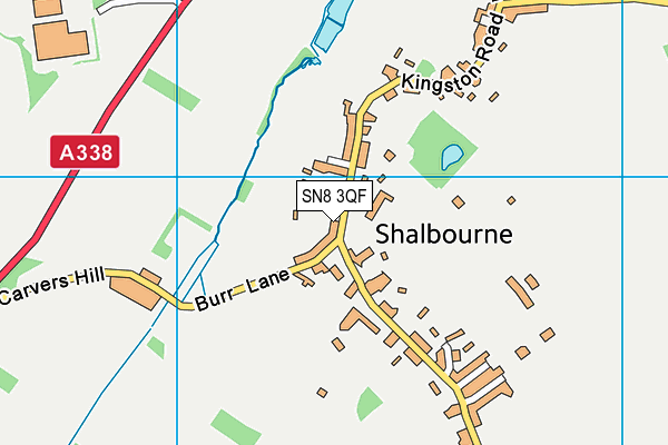 SN8 3QF map - OS VectorMap District (Ordnance Survey)