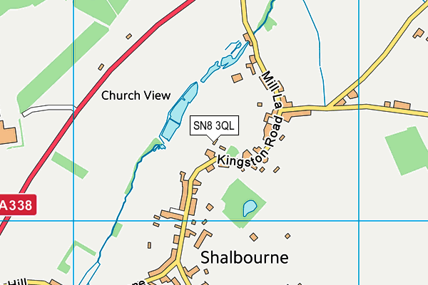 SN8 3QL map - OS VectorMap District (Ordnance Survey)