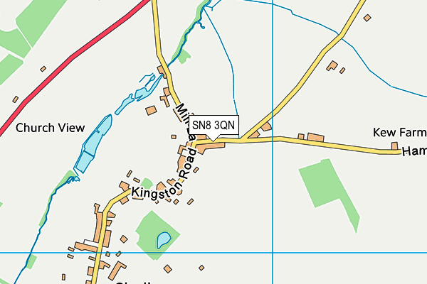 SN8 3QN map - OS VectorMap District (Ordnance Survey)