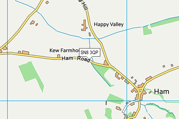 SN8 3QP map - OS VectorMap District (Ordnance Survey)