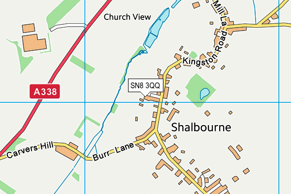 SN8 3QQ map - OS VectorMap District (Ordnance Survey)