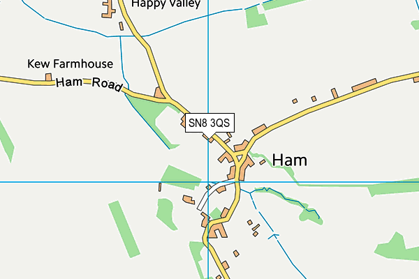 SN8 3QS map - OS VectorMap District (Ordnance Survey)