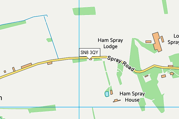 SN8 3QY map - OS VectorMap District (Ordnance Survey)