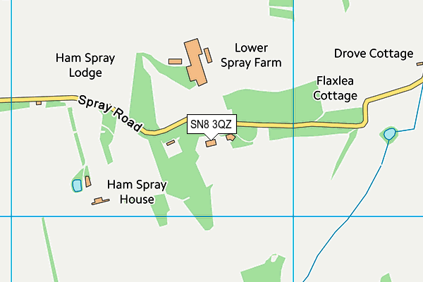 SN8 3QZ map - OS VectorMap District (Ordnance Survey)