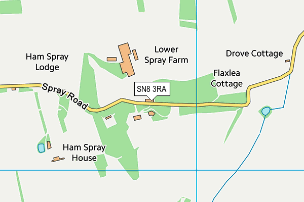 SN8 3RA map - OS VectorMap District (Ordnance Survey)